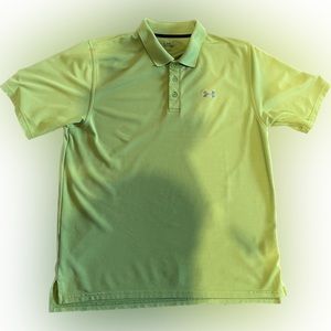 Under Armour Green Performance Golf Polo Size XL